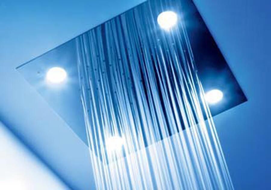 Tres Hoofddouche Exclusive | 50x50 cm | Vierkant | Chroom - Foto 3