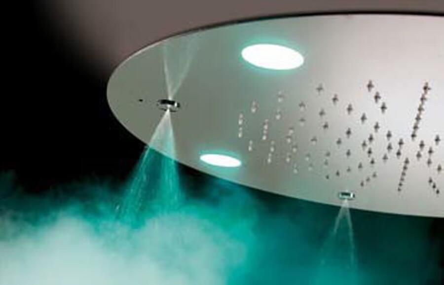 Tres Hoofddouche Exclusive | 60 cm | Rond | Chroom - Foto 3