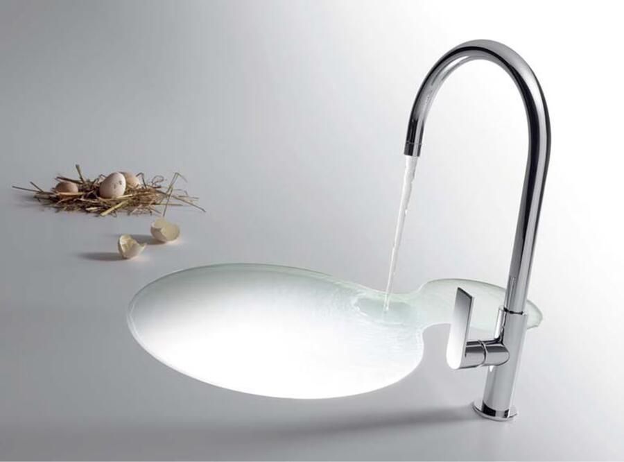 Tres Keukenkraan Loft | Opbouw | 360° Draaibaar | Mengkraan | 1-hendel | Rond | Chroom - Foto 2