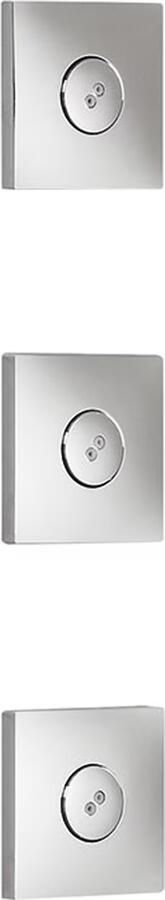 Tres Regendouche set 3V | Inbouw | Mengkraan | 3-weg | Rond | Chroom - Foto 2