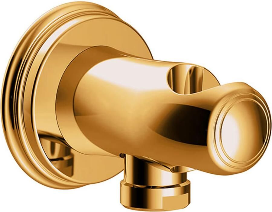 Tres Regendouche set Clasic | Inbouw | Mengkraan | 2-weg | Vintage | 24k Goud glans