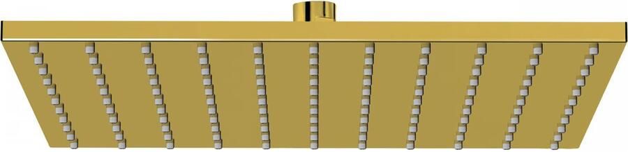 Tres Regendouche set Cuadro | Inbouw | Mengkraan | 2-weg | Vierkant | 24k Goud glans - Foto 3