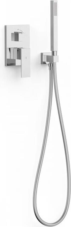 Tres Regendouche set Cuadro | Inbouw | Mengkraan | 2-weg | Vierkant | Chroom - Foto 2