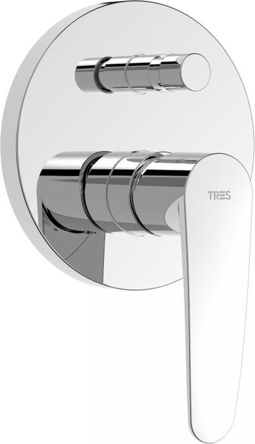 Tres Flat Inbouwd met doucheset FLAT met geintegreerde mengkraan 20418002