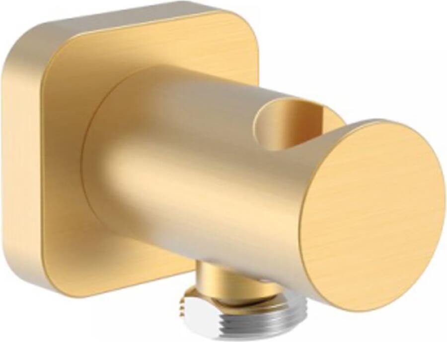 Tres Regendouche set Loft | Inbouw | Mengkraan | 2-weg | Vierkant | 24k Goud mat