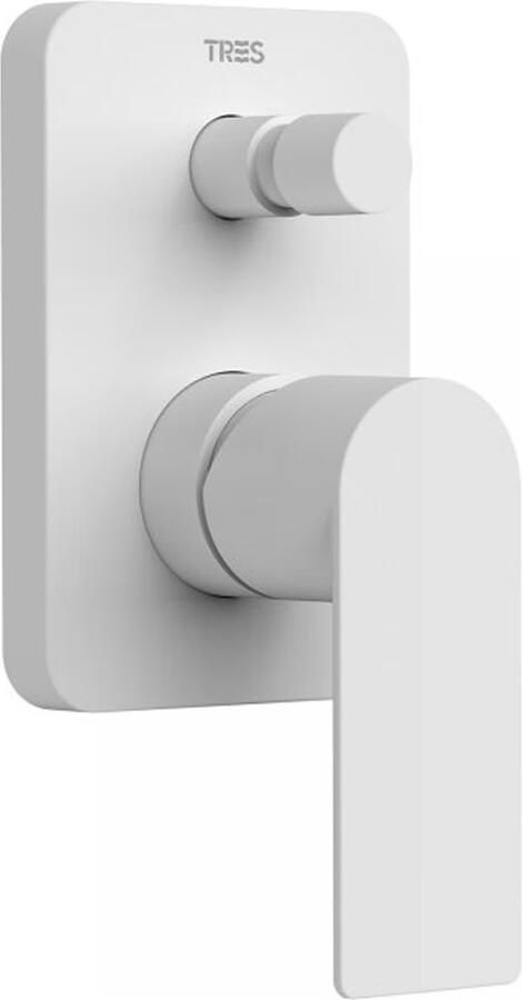 Tres Regendoucheset Inbouw Loft Colors Mengkraan met Wanddouche en Handdoucheset Mat Wit - Foto 4