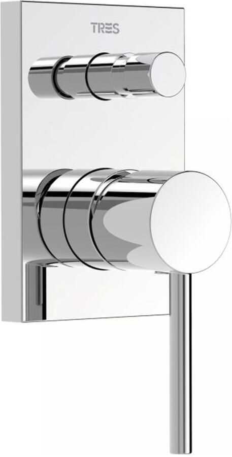 Tres Regendouche set Max | Inbouw | Mengkraan | 2-weg | Rond | Chroom - Foto 4