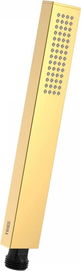 Tres Regendouche set Slim | Inbouw | Mengkraan | 2-weg | Vierkant | 24k Goud glans