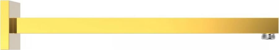 Tres Regendouche set Slim | Inbouw | Mengkraan | 2-weg | Vierkant | 24k Goud glans - Foto 2