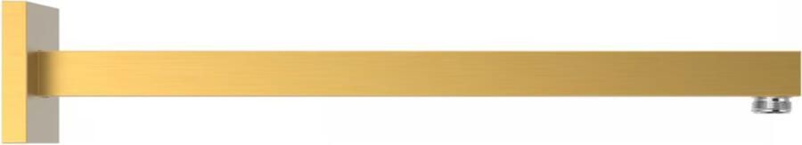 Tres Regendouche set Slim | Inbouw | Mengkraan | 2-weg | Vierkant | 24k Goud mat - Foto 2