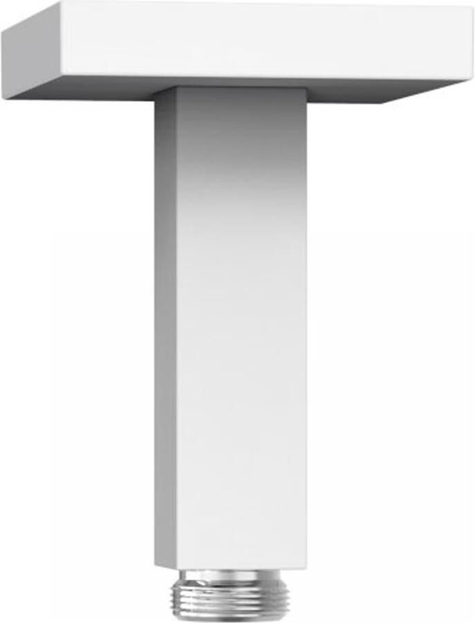 Tres Regendouche set Slim | Inbouw | Mengkraan | 2-weg | Vierkant | Wit mat