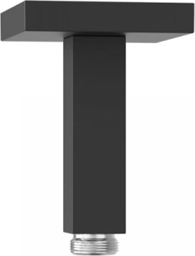 Tres Regendouche set Slim | Inbouw | Mengkraan | 2-weg | Vierkant | Zwart mat - Foto 2