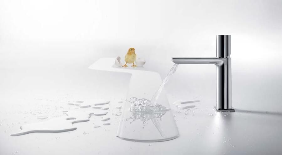 Tres Wastafelkraan Loft | Opbouw | Mengkraan | Standaard model | 1-knop | Rond | Chroom - Foto 2