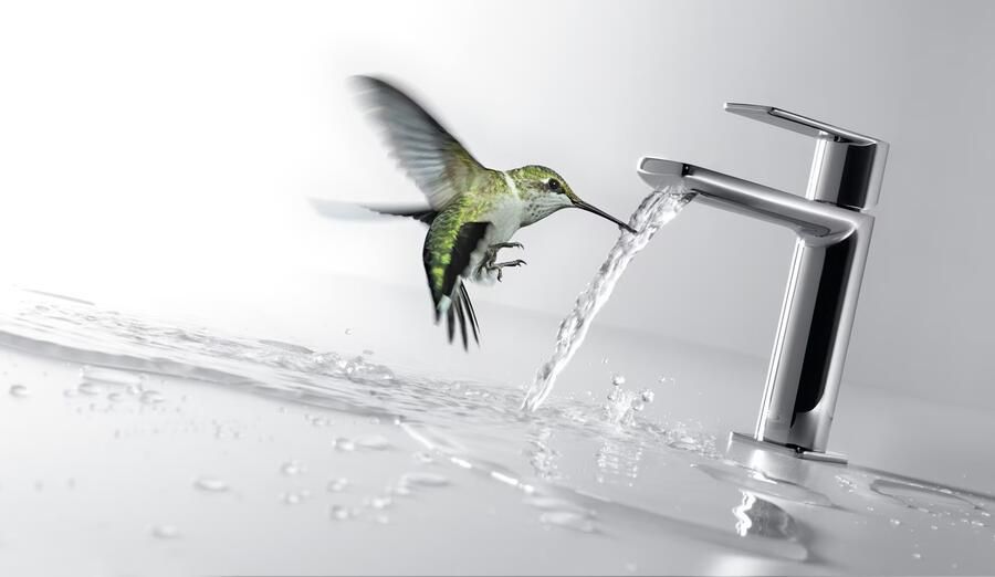 Tres Wastafelkraan Loft | Opbouw | Mengkraan | Waterval uitloop | Standaard model | 1-hendel | Rond | Chroom - Foto 2