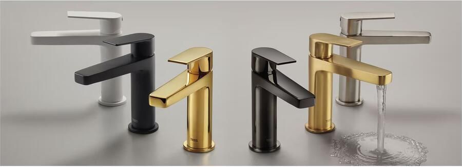 Tres Wastafelkraan Project | Opbouw | Mengkraan | Standaard model | 1-hendel | Rond | Black metal - Foto 2