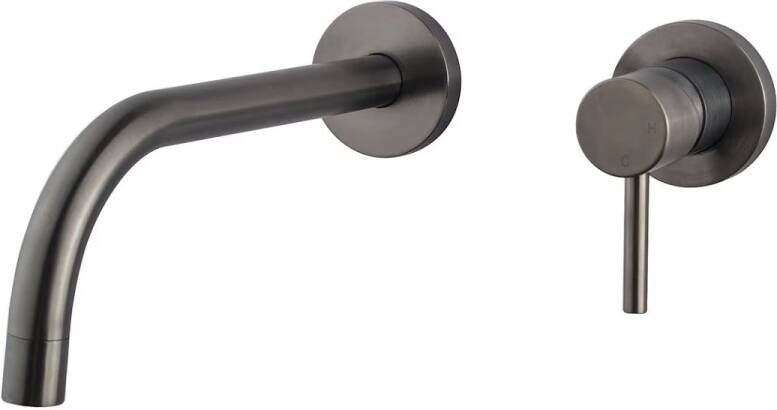 Wiesbaden Afbouwdeel Caral Slim | Mengkraan | Excl.Inbouwdeel | Coldstart | Gunmetal
