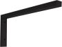 Wiesbaden Bracket ophangbeugel L-vorm plankdrager 40x14 cm zwart mat - Thumbnail 1