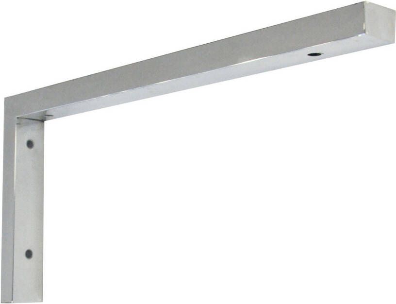 Wiesbaden Bracket ophangbeugel L-vorm plankdrager 46x22 cm chroom