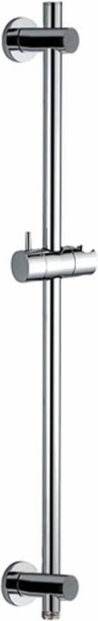 Wiesbaden UniMatch Caral glijstang met wateraansluiting 75 cm rond chroom - Foto 4