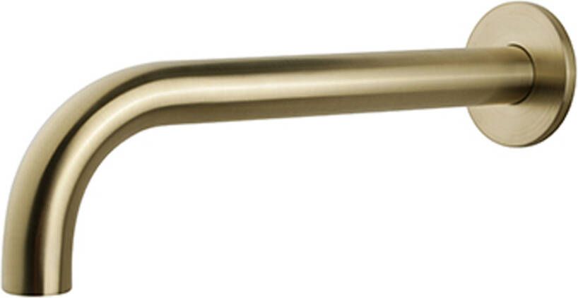 Wiesbaden Inbouwuitloop Rond 30 cm 1 2&apos;&apos; Geborsteld Messing Goud - Foto 2