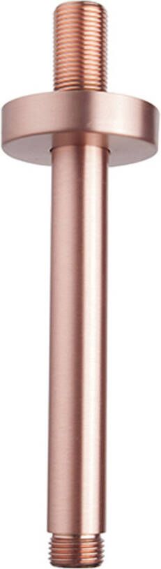 Wiesbaden Douchearm UniMatch Caral | 15 cm | Plafond montage | Messing | Rond | Geborsteld koper - Foto 2