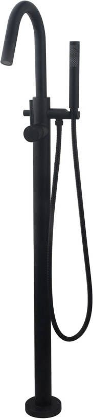 Plieger Douchesysteem Thermostatisch Napoli Met Douchekraan Hoofddouche Ø20cm En Handdouche 1 Stand Zwart - Foto 2