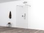 Wiesbaden Slim losse glaswand 160x200cm Helder glas 8mm met anti-kalk coatingzonder profiel en stabilisatiestang 20.3487 - Thumbnail 5