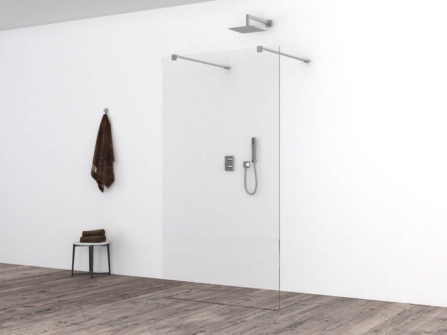 Wiesbaden Glasplaat Slim | 90x200 cm | Nano | Helderglas