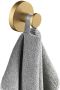 Wiesbaden Handdoek haak Alonzo | Wandmontage | 5.5 cm | Enkel haaks | Messing geborsteld - Thumbnail 1
