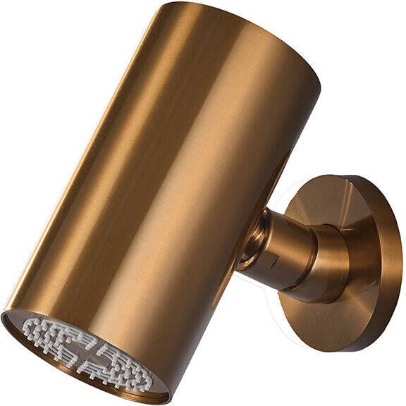 Wiesbaden Hoofddouche UniMatch | 8x15 cm | Rond | Geborsteld brons koper PVD