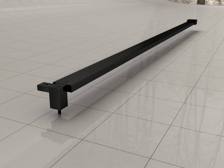 Wiesbaden Horizon stabilisatiestang 120 cm voor nisdeur mat zwart (oud model) 20.3541