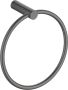 Wiesbaden Handdoek ring Ida | Wandmontage | 15.6 cm | Gun metal - Thumbnail 1