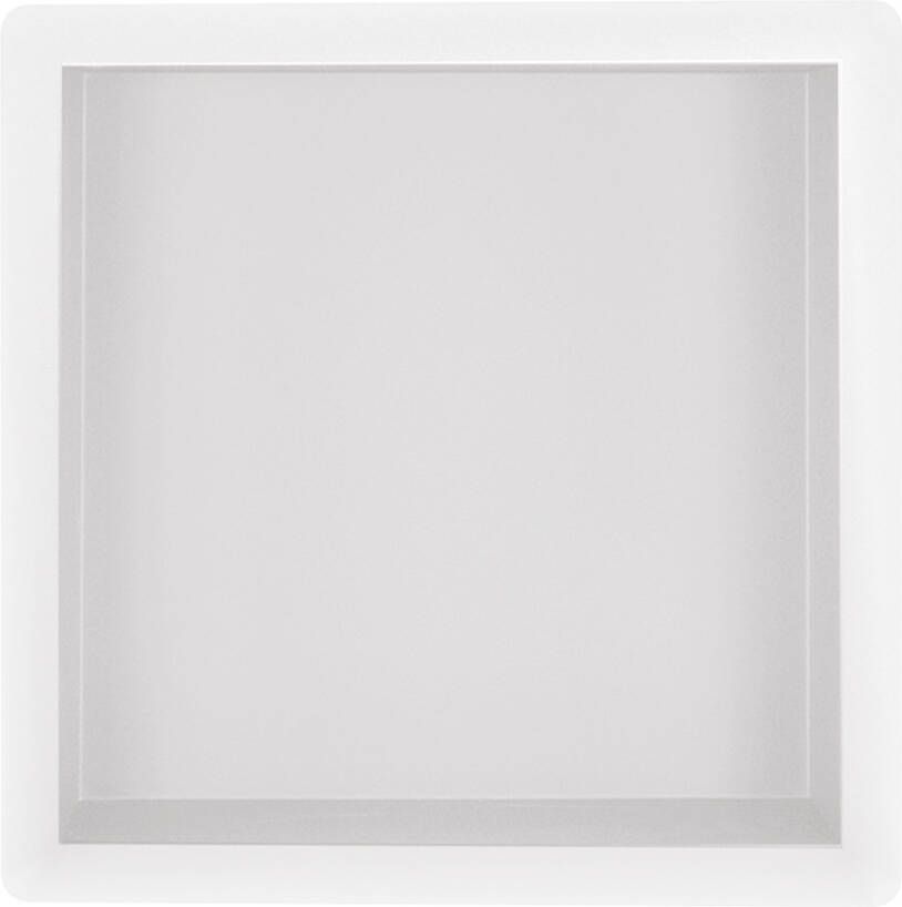 Wiesbaden Wandnis Demis | Inbouw | 30x30x7 cm | 1 vak | Wit mat