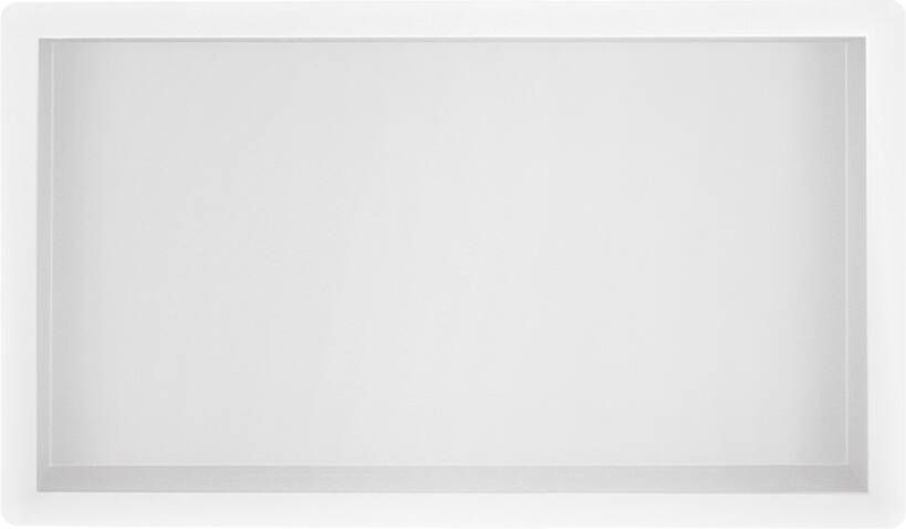 Wiesbaden Wandnis Demis | Inbouw | 30x60x7 cm | 1 vak | Wit mat