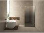 Wiesbaden Inloopdouche Less | 100x200 cm | Rechts | Spiegelrook- naar helder glas | Geborsteld staal beslag - Thumbnail 1