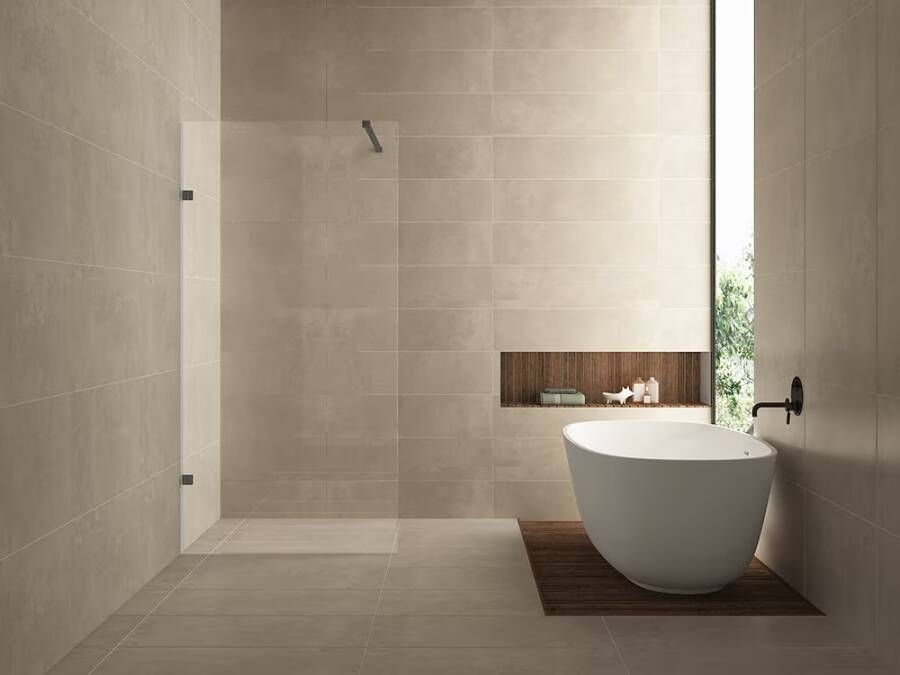 Wiesbaden Inloopdouche Less | 120x200 cm | Nano-coating | Incl.Stabilisatiestang | Helder glas | Gunmetal beslag
