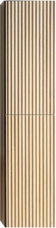 Wiesbaden Kolomkast Ribbella | Greeploos | 2 deuren | 160x36x30 cm | naturel eik