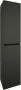 Wiesbaden Marmaris kolomkast 160x35x35 cm mdf 2 deuren zwart mat - Thumbnail 1
