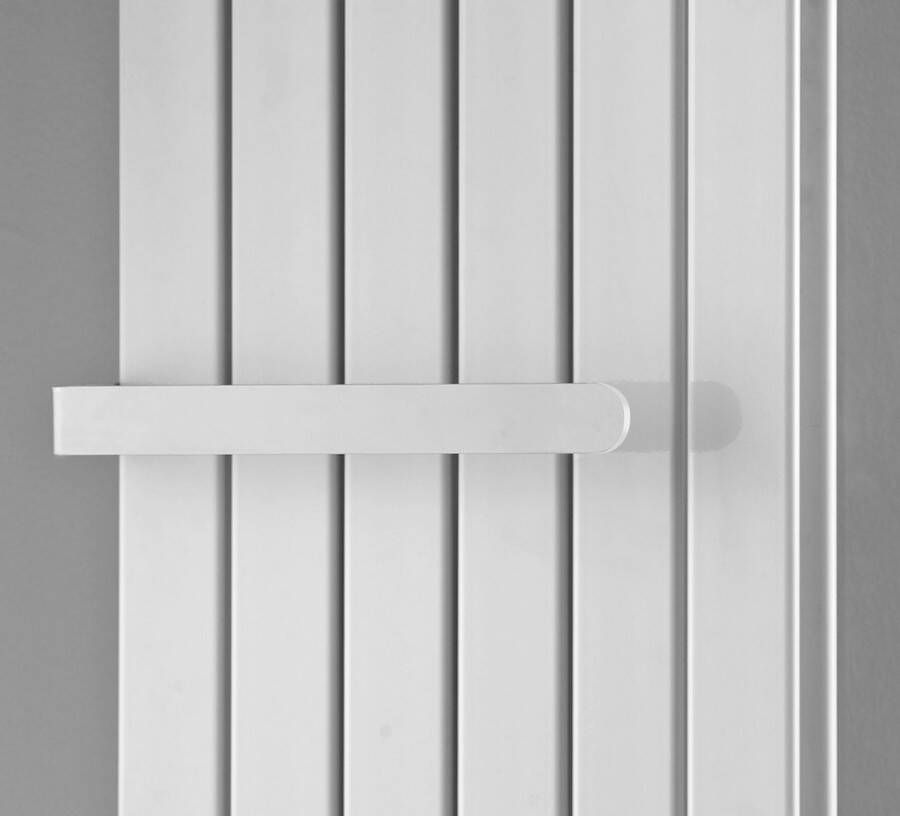 Wiesbaden Handdoek houder Millennium | Aan radiator | 40 cm | Dubbele houder | Wit