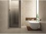 Wiesbaden Nisdeur Less | 70x200 cm | Links | Spiegelrook- naar helder glas | Geborsteld brons koper beslag - Thumbnail 1