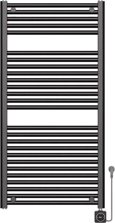 Wiesbaden Radiator Elara | 118.5x60 cm | Elektrisch | Smart Wifi | 700 Watt | Gunmetal