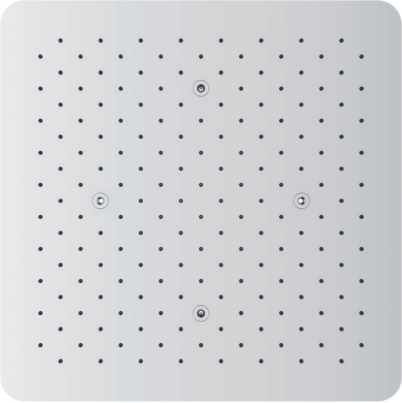 Wiesbaden Ufo hoofddouche plafond vierkant inbouw 50 cm chroom 29.2851