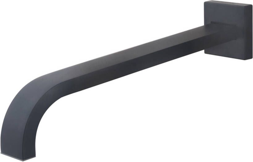 Wiesbaden inbouw-uitloop vierkant 30cm 1 2&apos;&apos; mat zwart - Foto 3