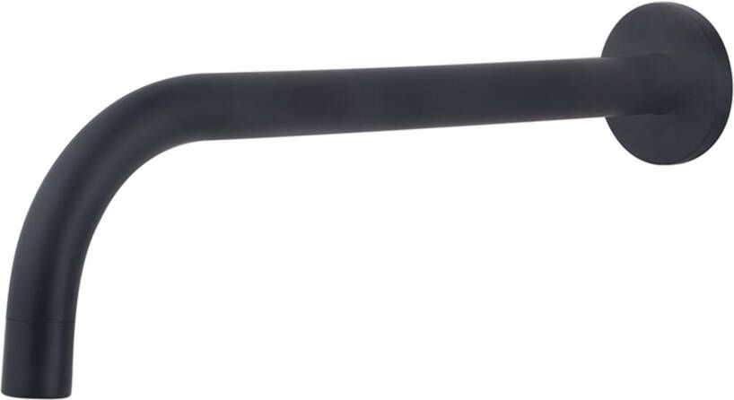 Wiesbaden SLIM 18mm uitloop rond 25cm 1 2" mat zwart 29.2031 - Foto 2