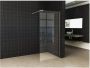 Wiesbaden Slim losse glaswand 60x200cm Helder glas 8mm met anti-kalk coatingzonder profiel en stabilisatiestang 20.3451 - Thumbnail 4