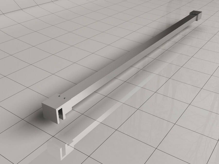 Wiesbaden Stabilisatiestang Slim | 120 cm | t.b.v. inloopdouche | Chroom