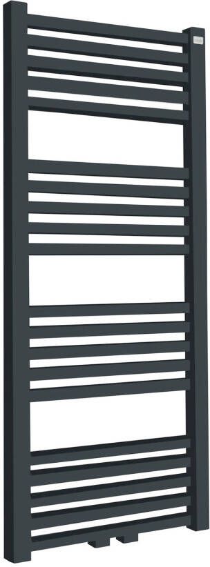 Wiesbaden Designradiator Tower 182x60cm 1098 Watt Mat Antraciet Middenonderaansluiting - Foto 5