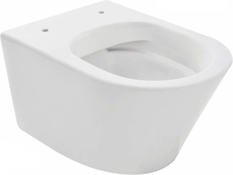Wiesbaden Wandcloset Vesta | 52 cm | Rimless | Excl.Toiletzitting | Keramiek | Wit mat - Foto 2