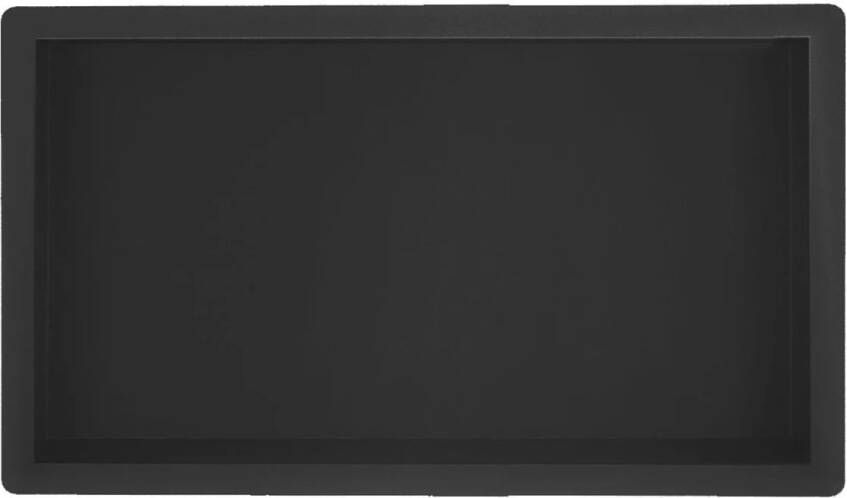 Wiesbaden Wandnis Demis | Inbouw | 60x30x10 cm | 1 vak | Zwart mat