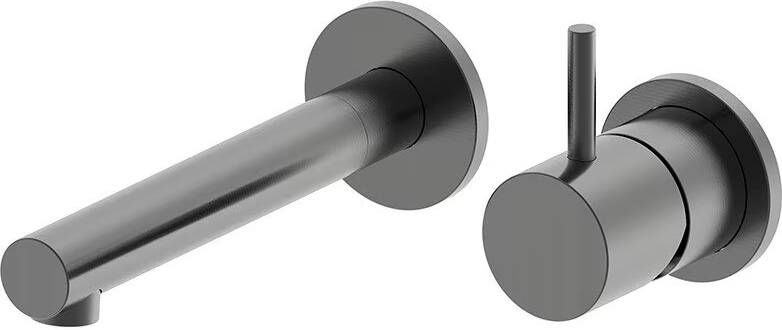 Wiesbaden Wastafelkraan Style | Inbouw | Mengkraan | Incl.Inbouwdeel | Gunmetal